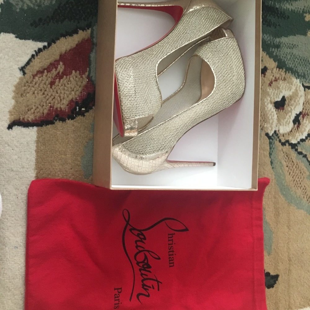 NWOT Christian Louboutin Very Rete Metal Filet - Picture 7 of 7